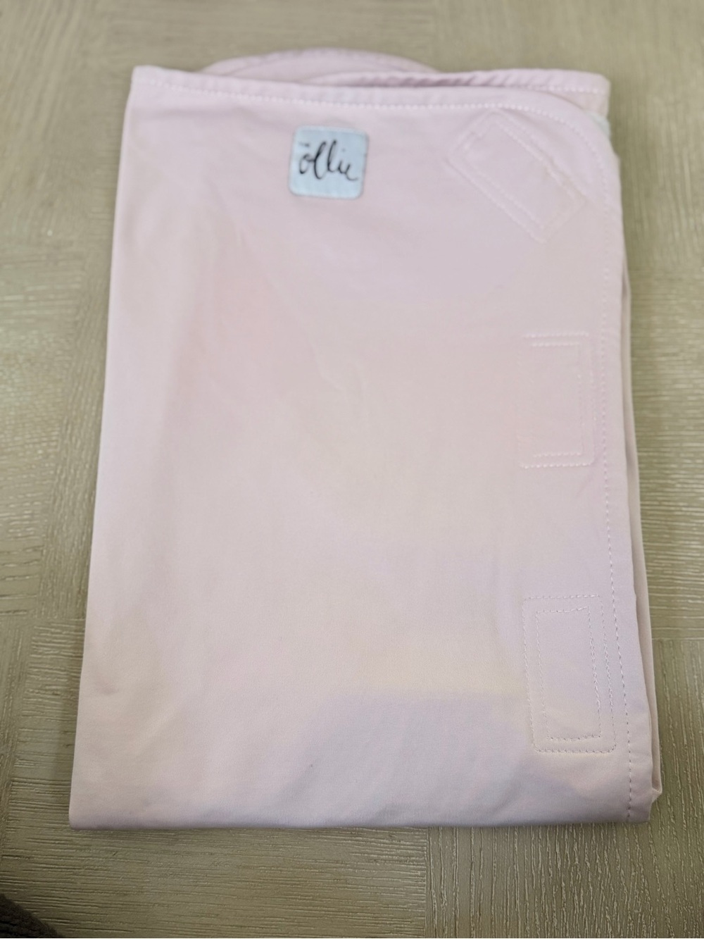 Baby pink Ollie swaddle
